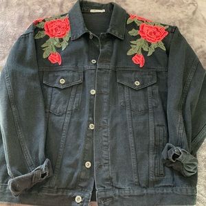 Carmar rose denim jacket